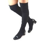 Muszkieterki z lakierem na obcasie 4 cm nr 39