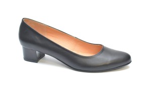 (XXL)  Czółenka ze skóry naturalnej ,obcas 4 cm.   