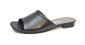 (XXL) Czarne klapki , obcas 2 cm. nr 42 