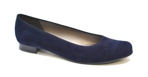 (XXL) Balerinki granatowe.
