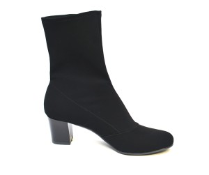  Krótkie botki streczowe na obcasie 6 cm .nr 38