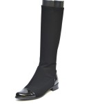 (XXL)  Oficerki z lakierem na suwak .