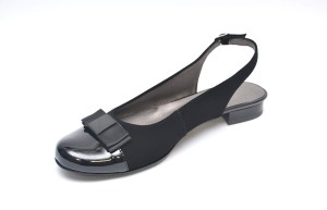  Czółenka letnie z nubuku - wz 07188 mil . Tęgość H