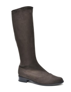 (xxl) Brązowe oficerki ze streczu na suwak. nr 37