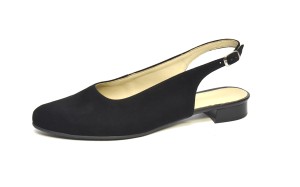 Letnie czółenka z zamszu na płaskim obcasie wz. 222